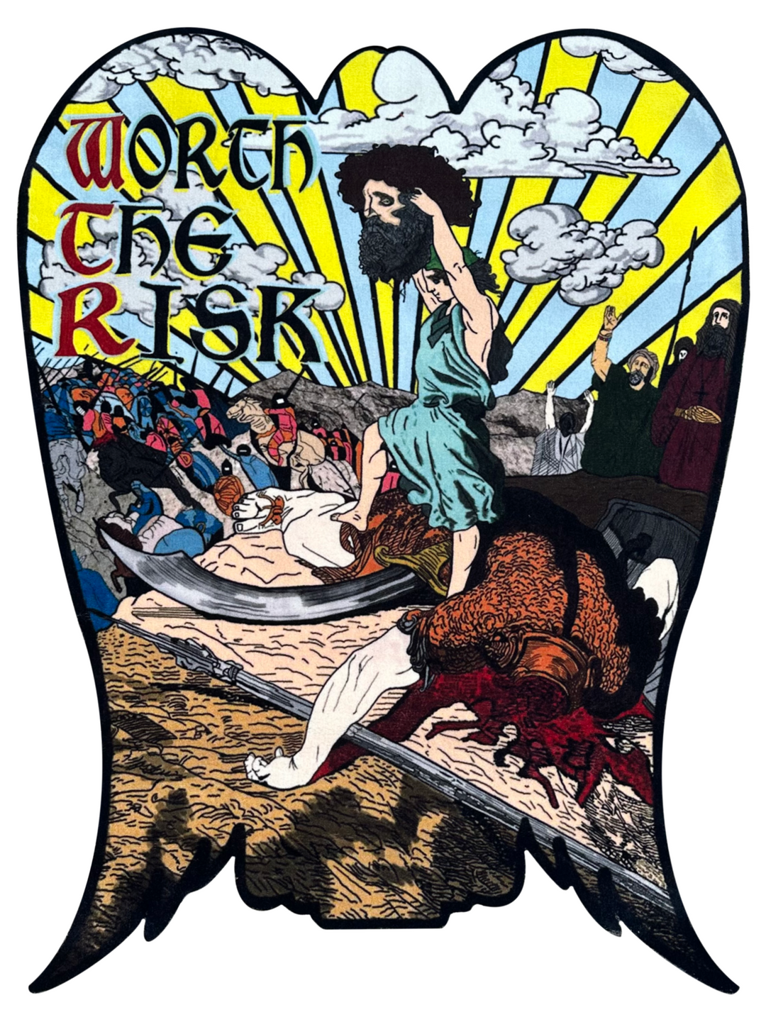David and Goliath Rug