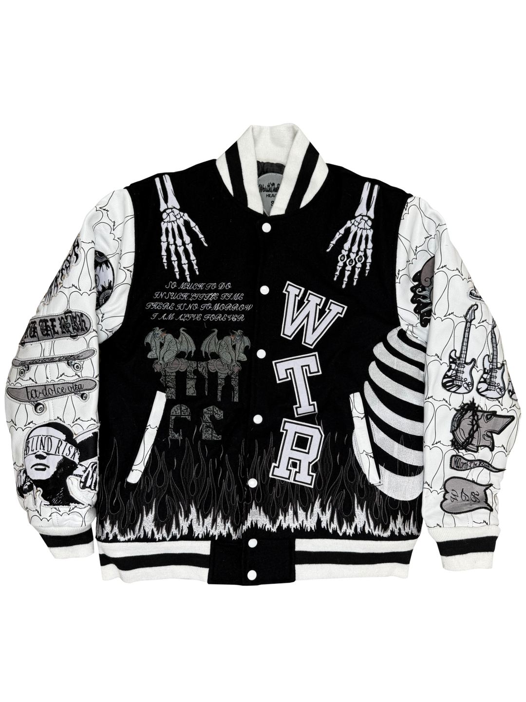 Distressed Varsity Jacket