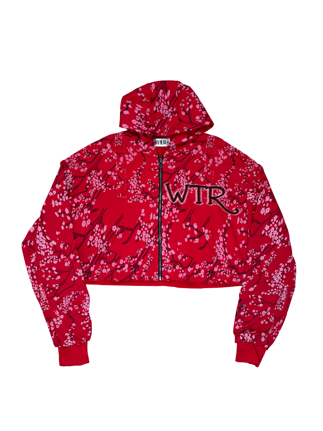 Cherry Blossom Women's Cropped Jacket