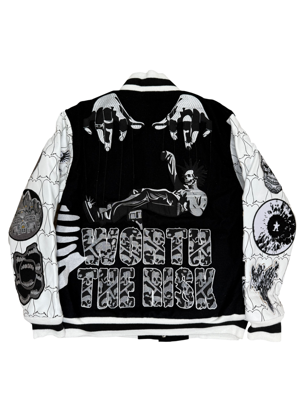Distressed Varsity Jacket