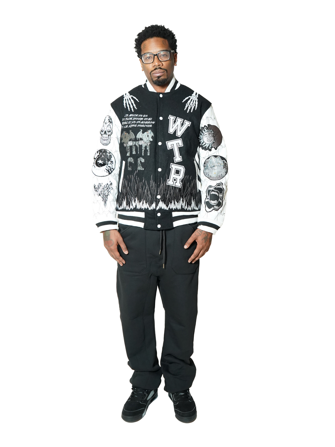 Distressed Varsity Jacket