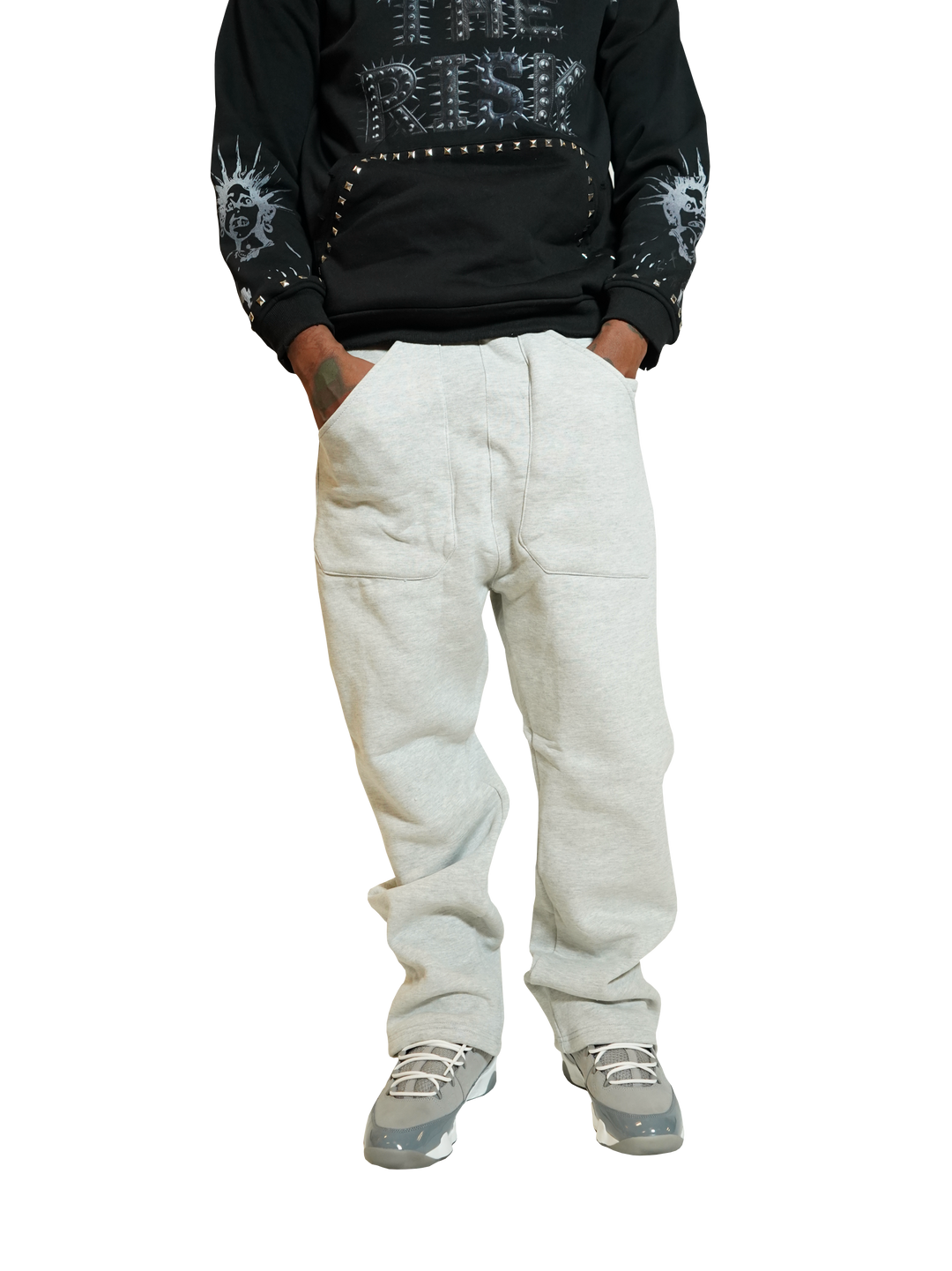 Grey Logo Sweatpants