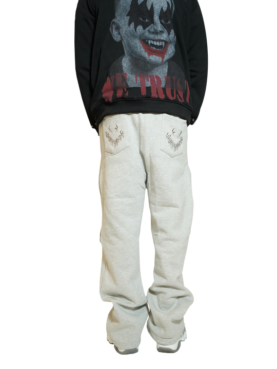 Grey Logo Sweatpants