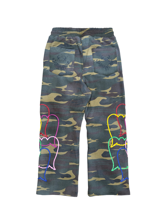 Camo Puff Print Sweatpant