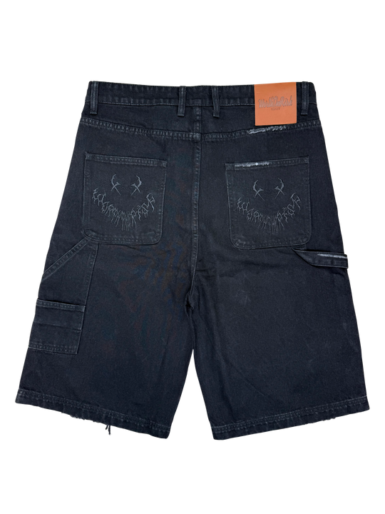 Guitar Pick Denim Shorts