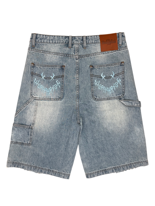 Guitar Pick Denim Shorts