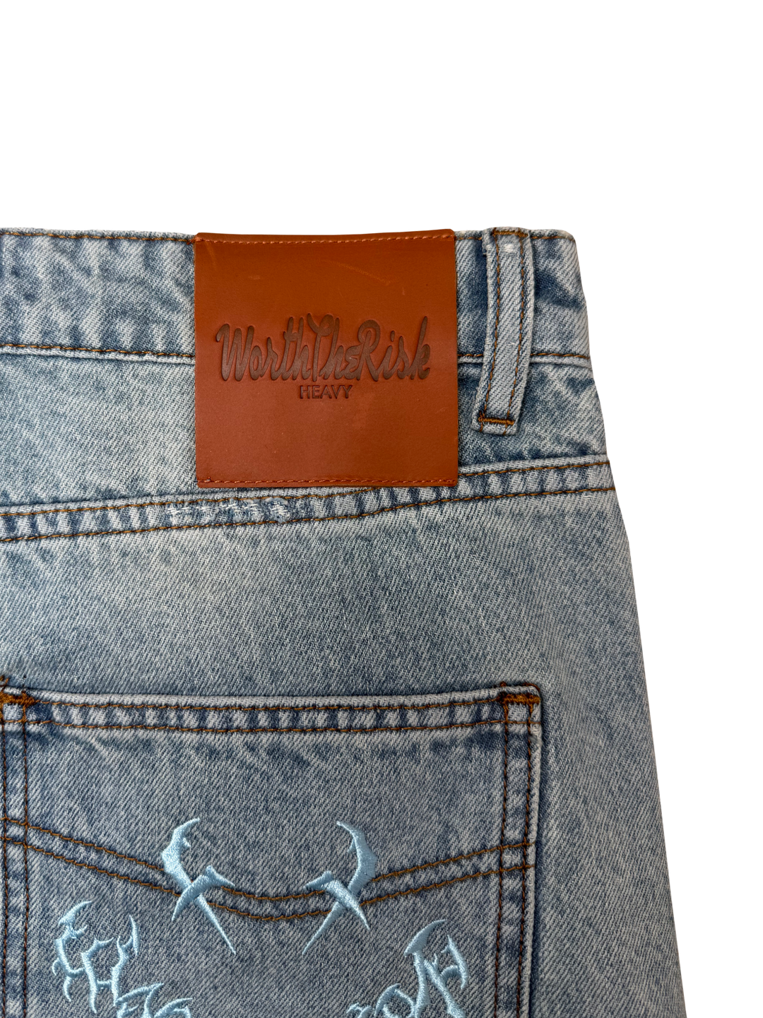 Guitar Pick Denim Shorts